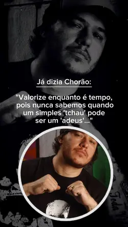 Já dizia chorão