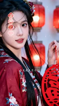 正月十二日送您十二个月祝福