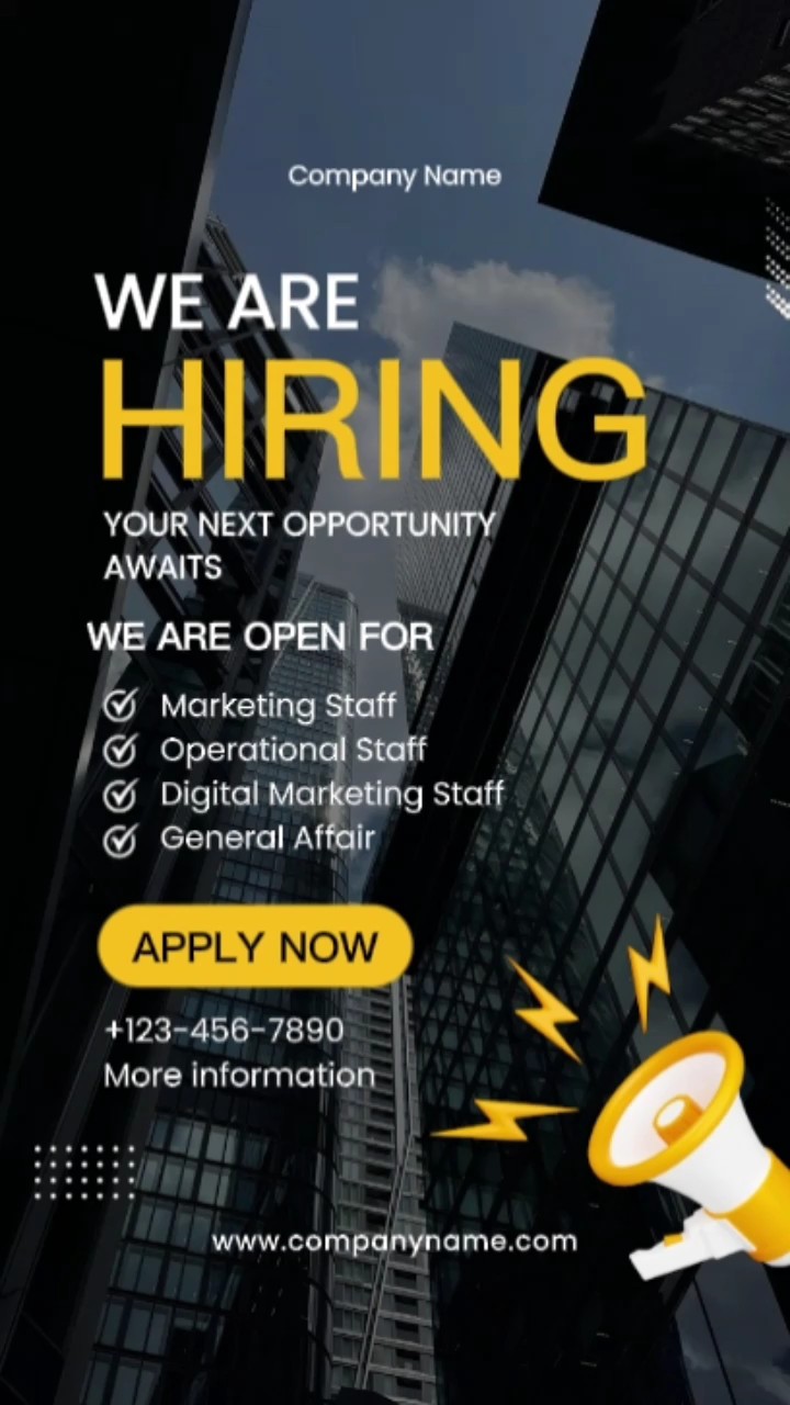 WE ARE HIRING
