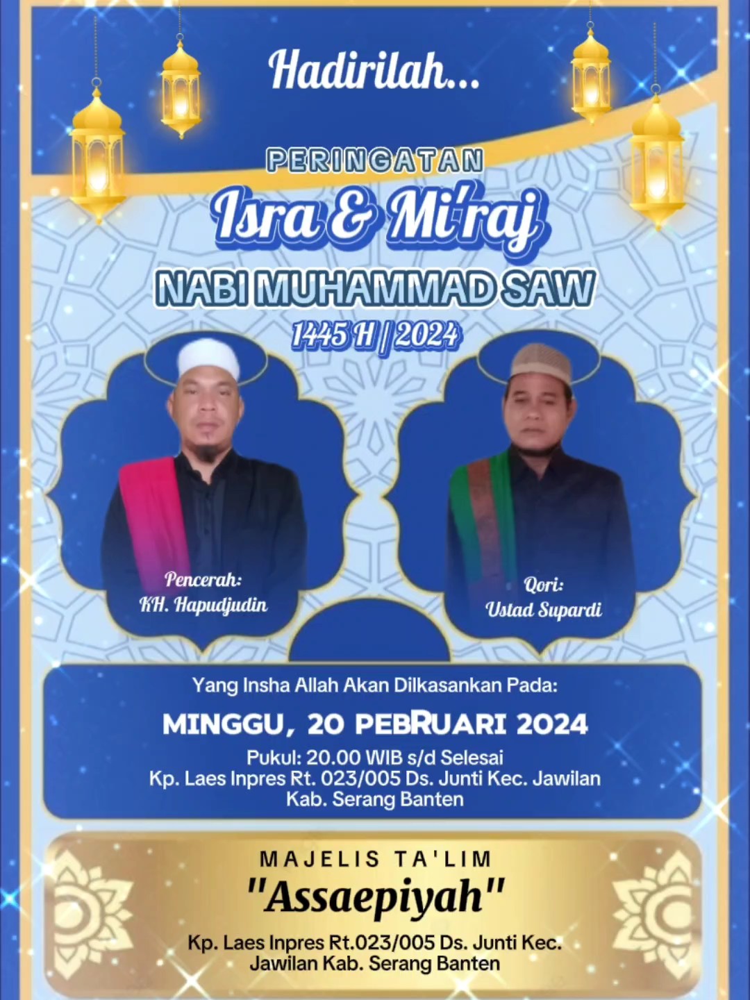 Undangan Isra Mi'raj
