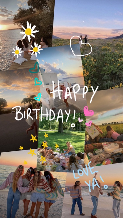 Modelo de aniversário ✨