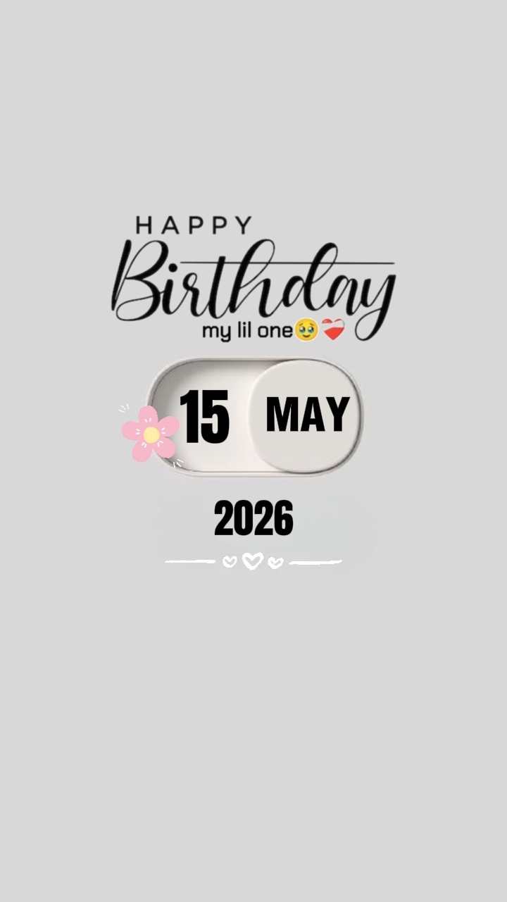 15 MAY BDAY MYLOVE 