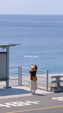 the artist and...  