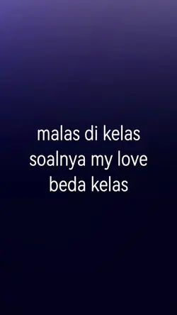 MY LOVE BEDA KELAS