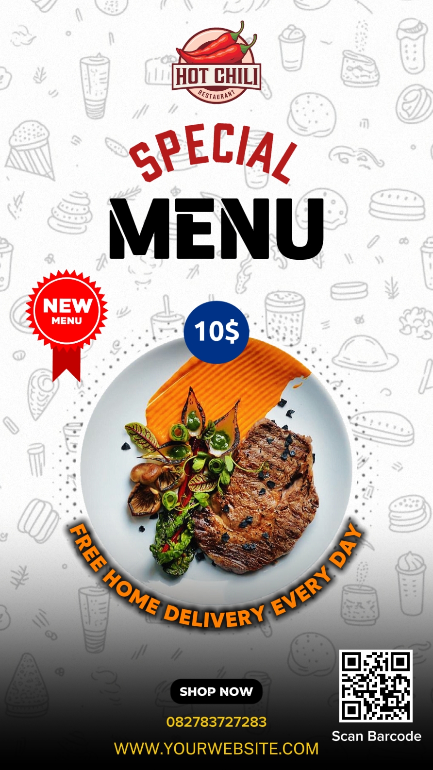 Menu Spesial Pamflet