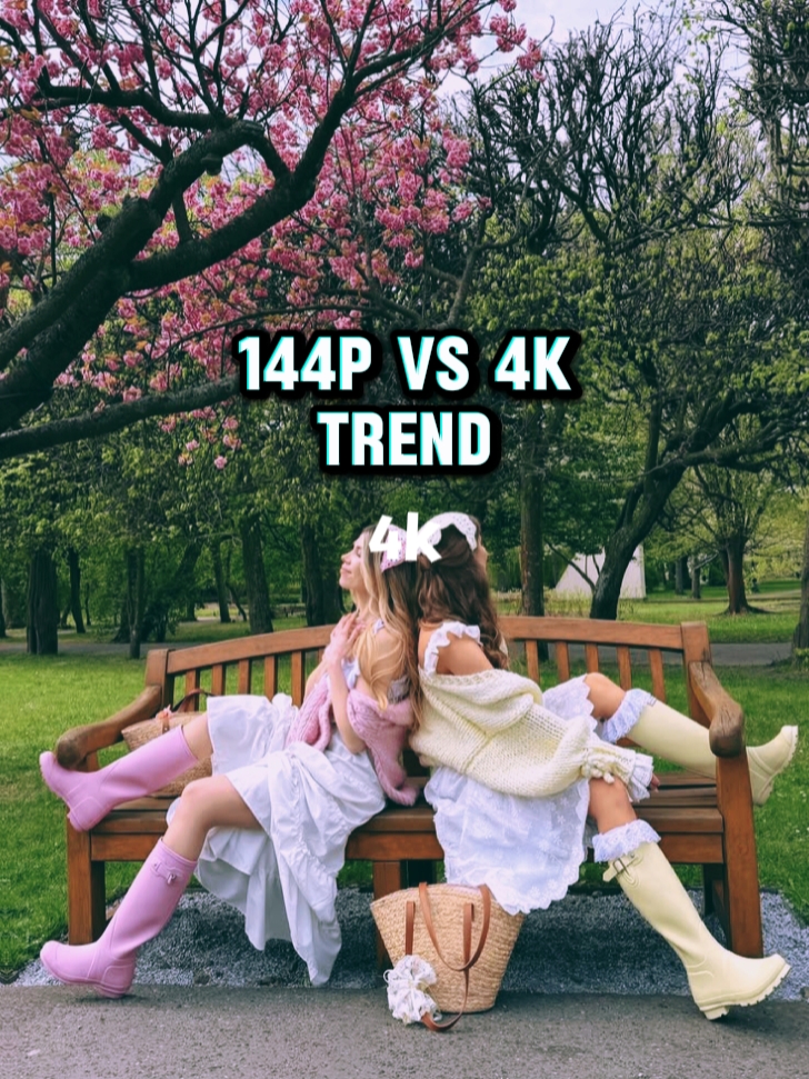 TENDÊNCIA 144P VS 4K
