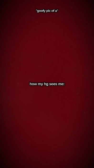how my hg sees me: