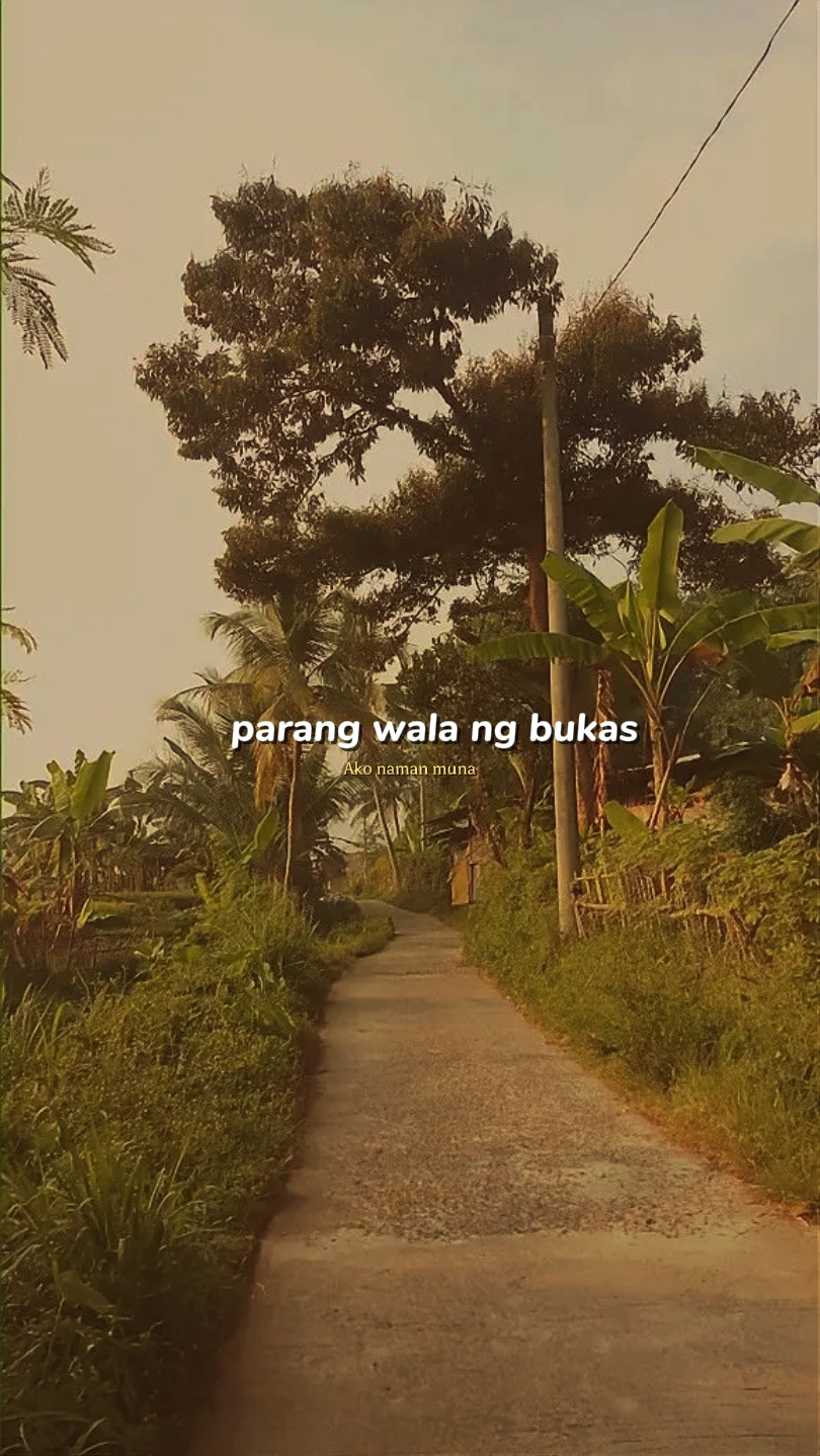 ako naman muna
