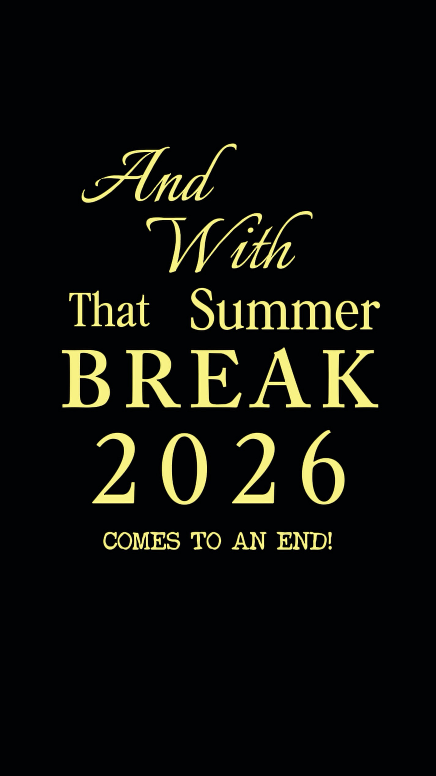 Summer recap