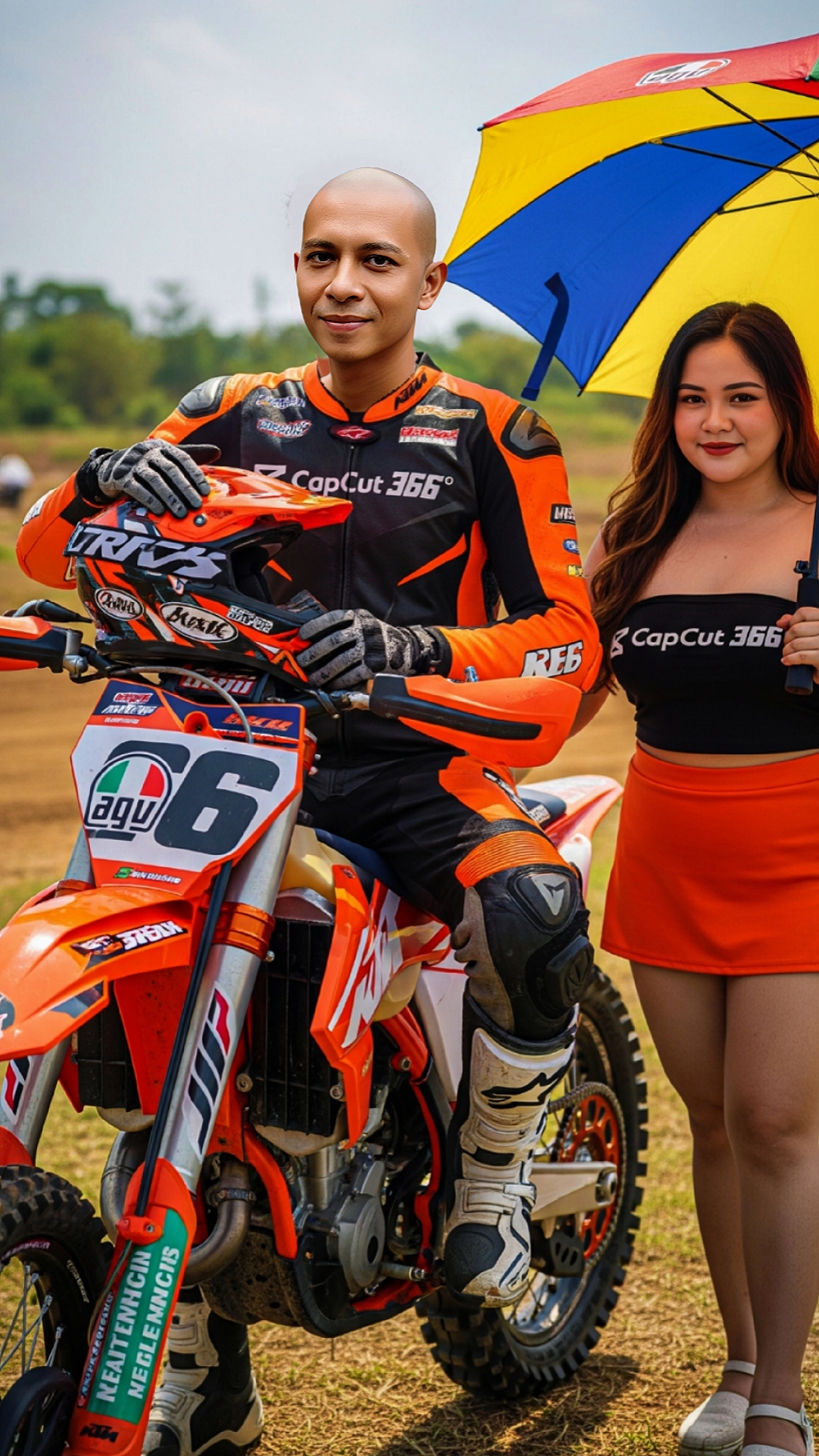 Pembalap Pro MotoCross
