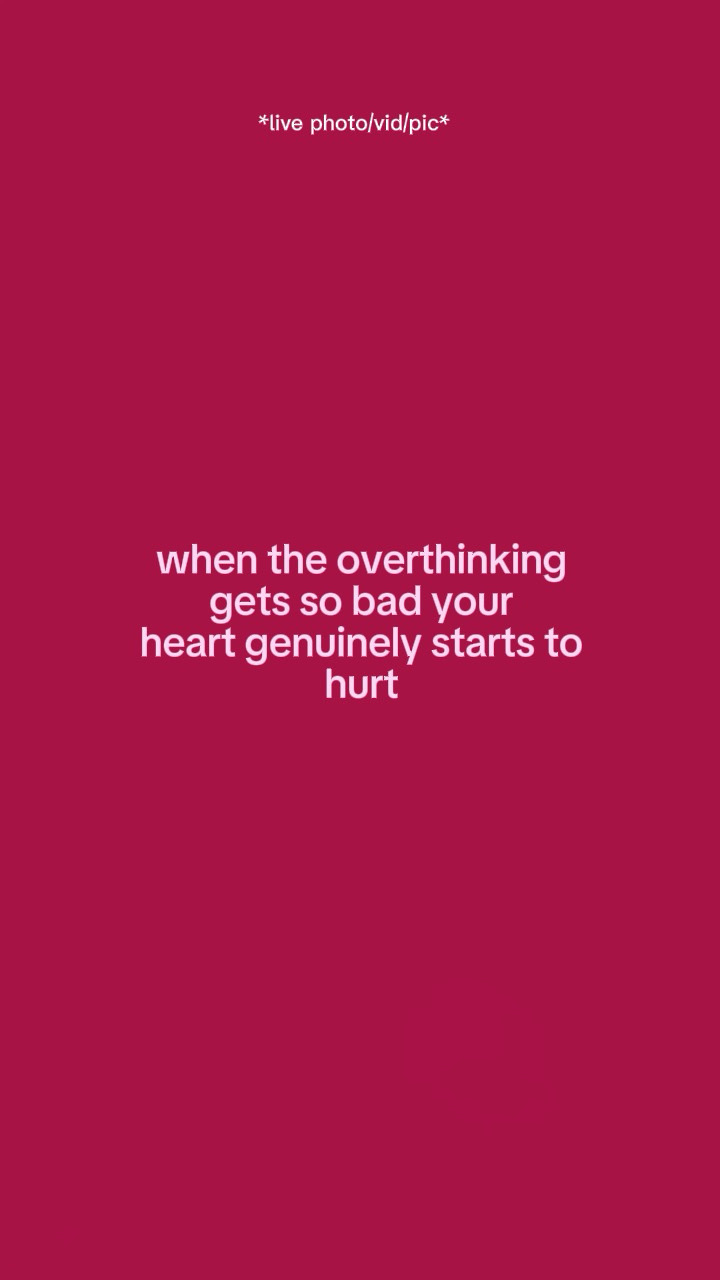 Kapag ang overthinkin