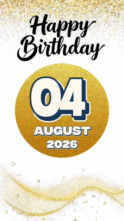 Aniversário em 4 de agosto