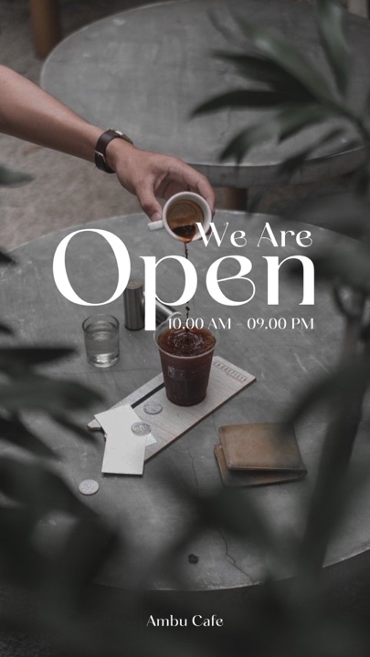 Café ouvert