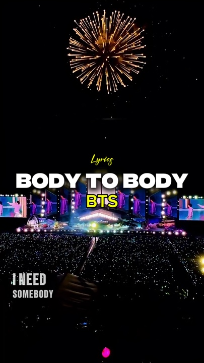 BTS cuerpo a cuerpo