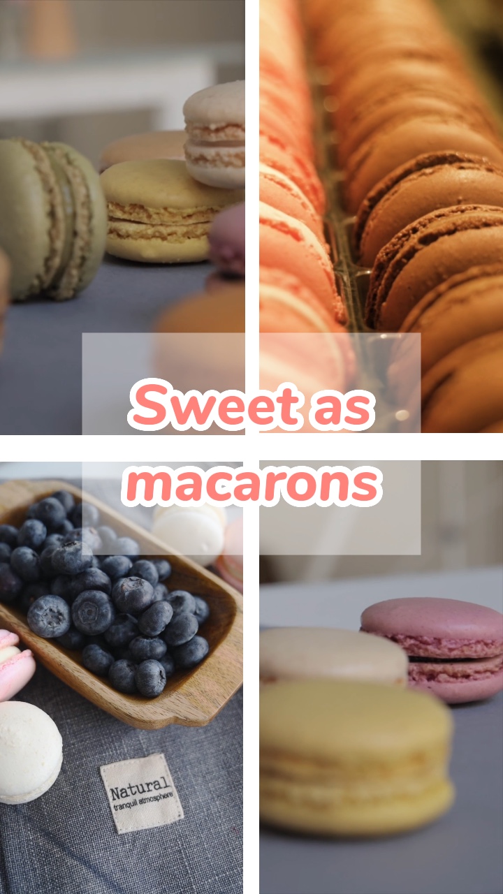 Macarons Product Display Beating Match TikTok Style
