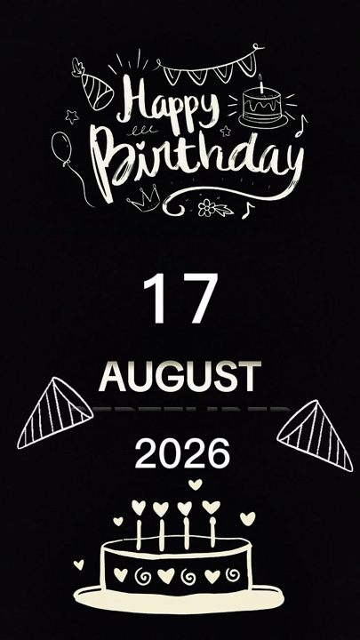BDAY DAUGHTER 17 AUG