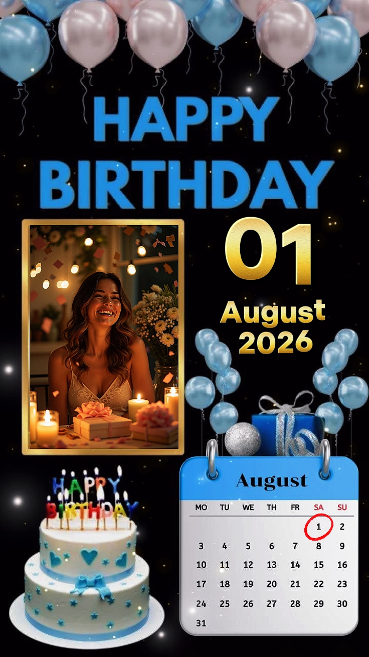 HBD 01 August 2026