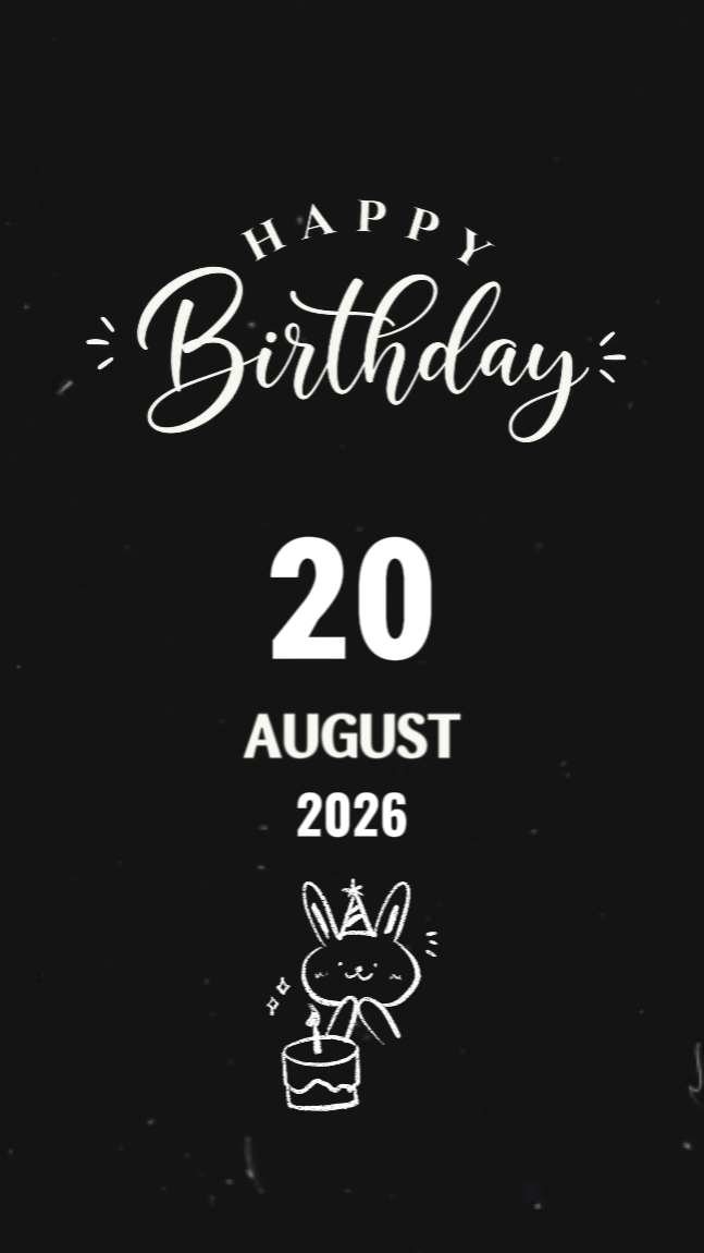20 AUGUST BIRTHDAY