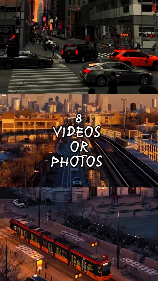 8 VÍDEOS OU FOTOS 