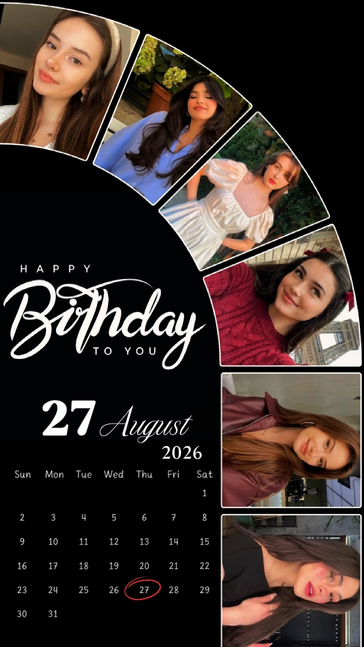 CUMPLEAÑOS 27 DE AGOSTO 