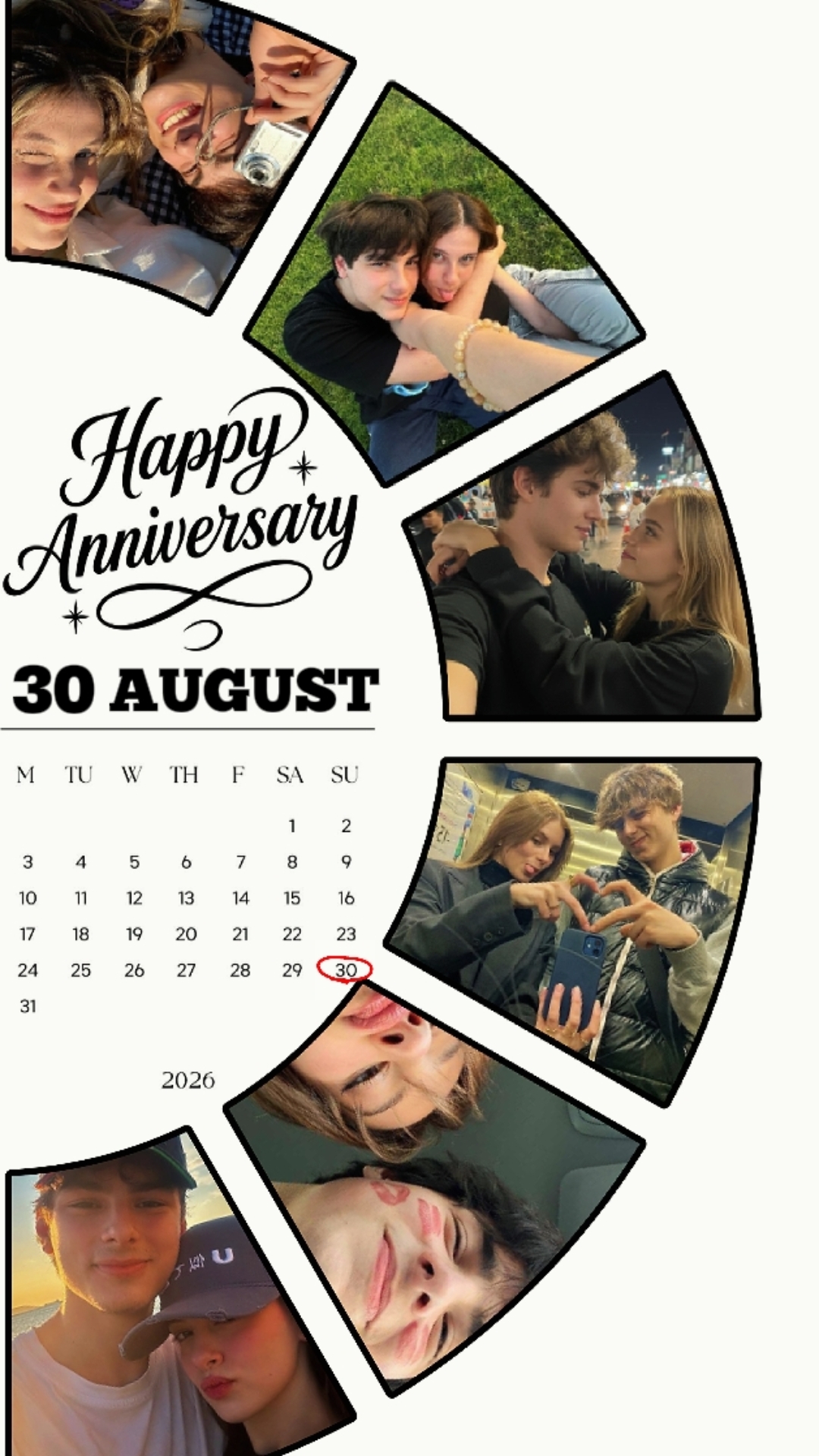 ANNIVERSARY 30 AUGUS