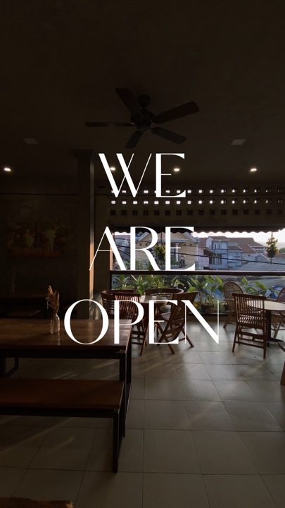 We are open ‘15 
