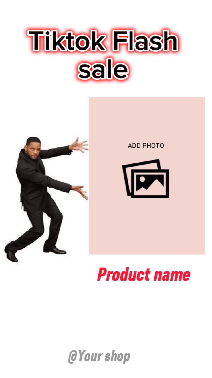 Plantilla de tienda Tiktok