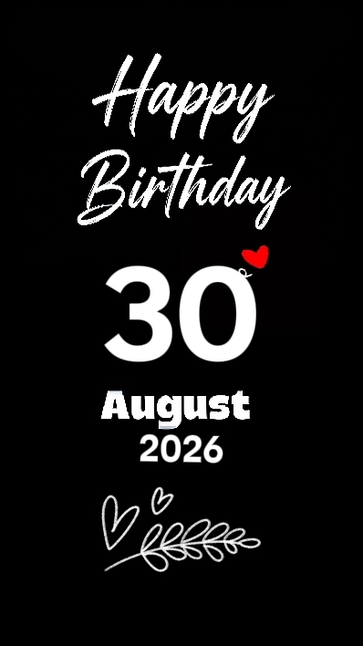 HBD MY HUSBAND 30
