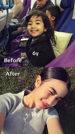 Before & After.