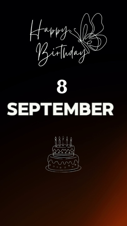 HBD FRIEND 8 SEPTEMB