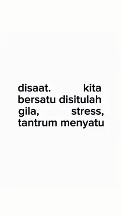 disaat kita bersatu