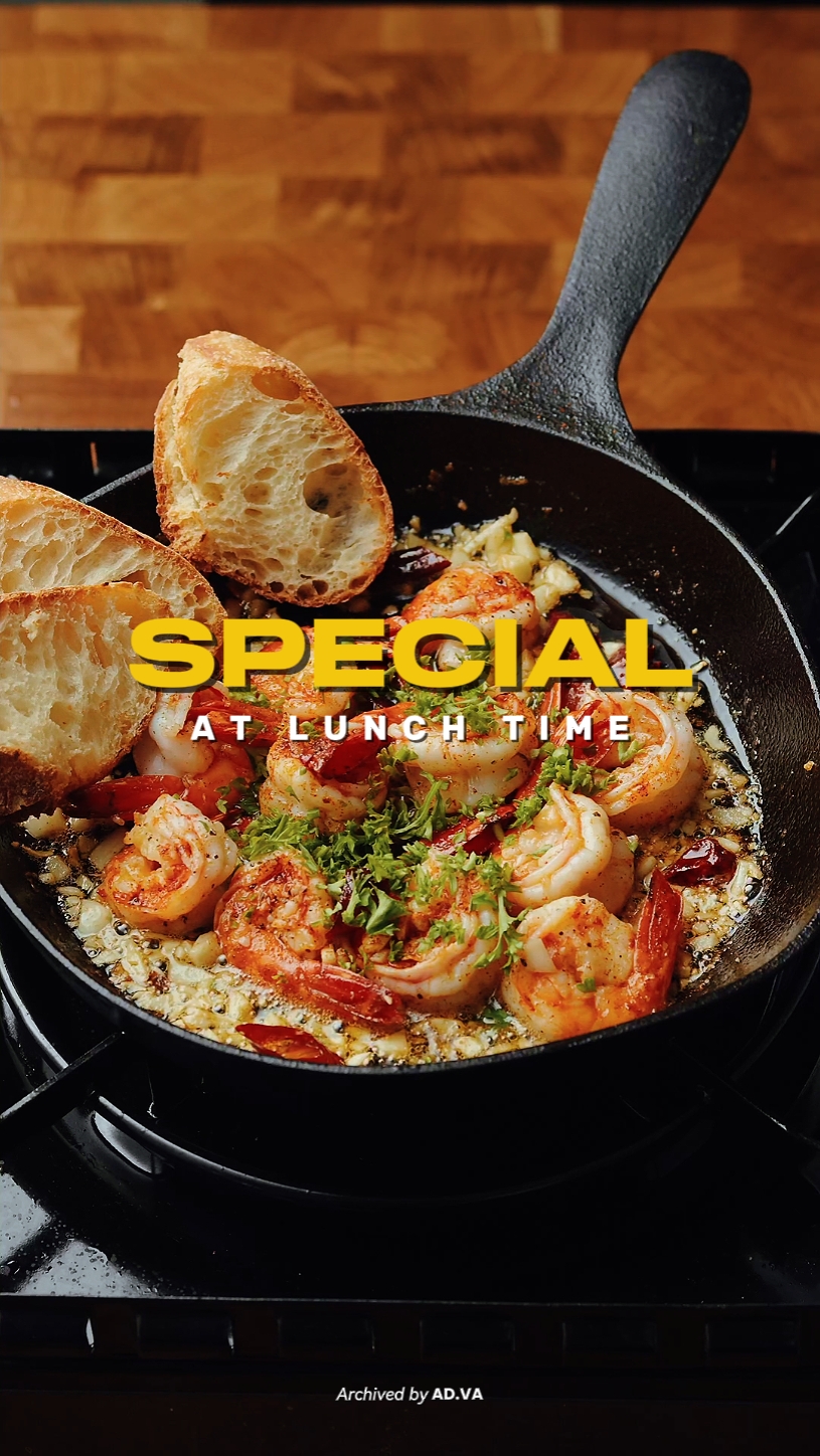 AT LUNCH TIME
