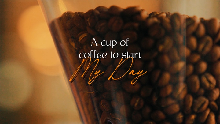 Uma xícara de café