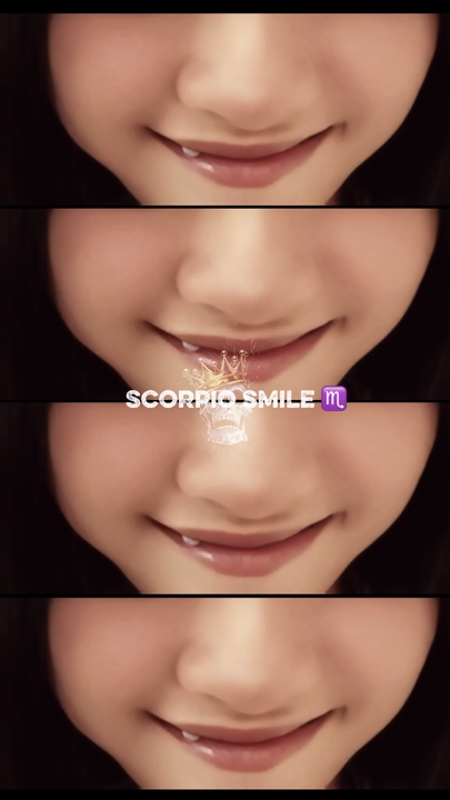 Scorpio smile ♏️