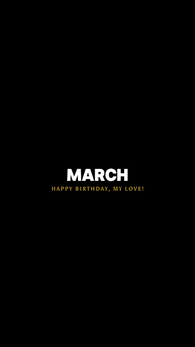 anniversaire de mars