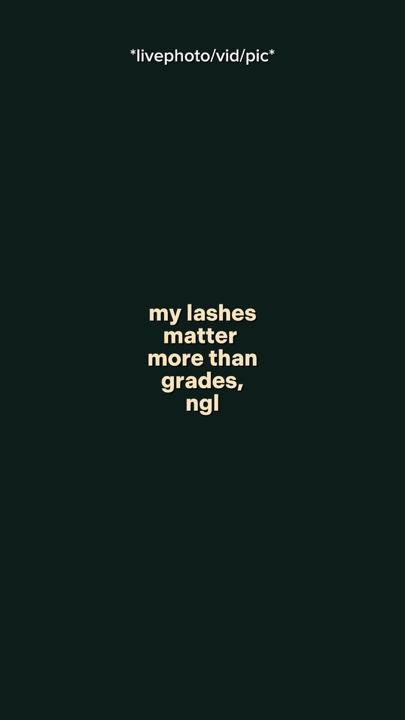 my lashes