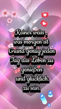 genieße das Leben 
