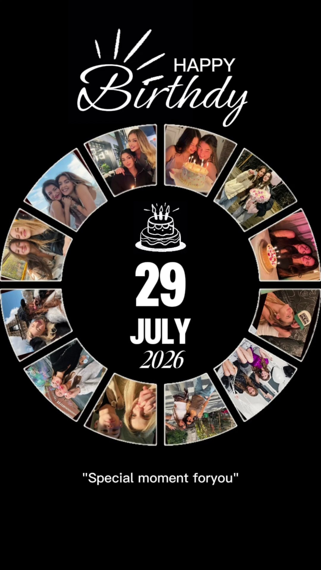 Birthday 29 July