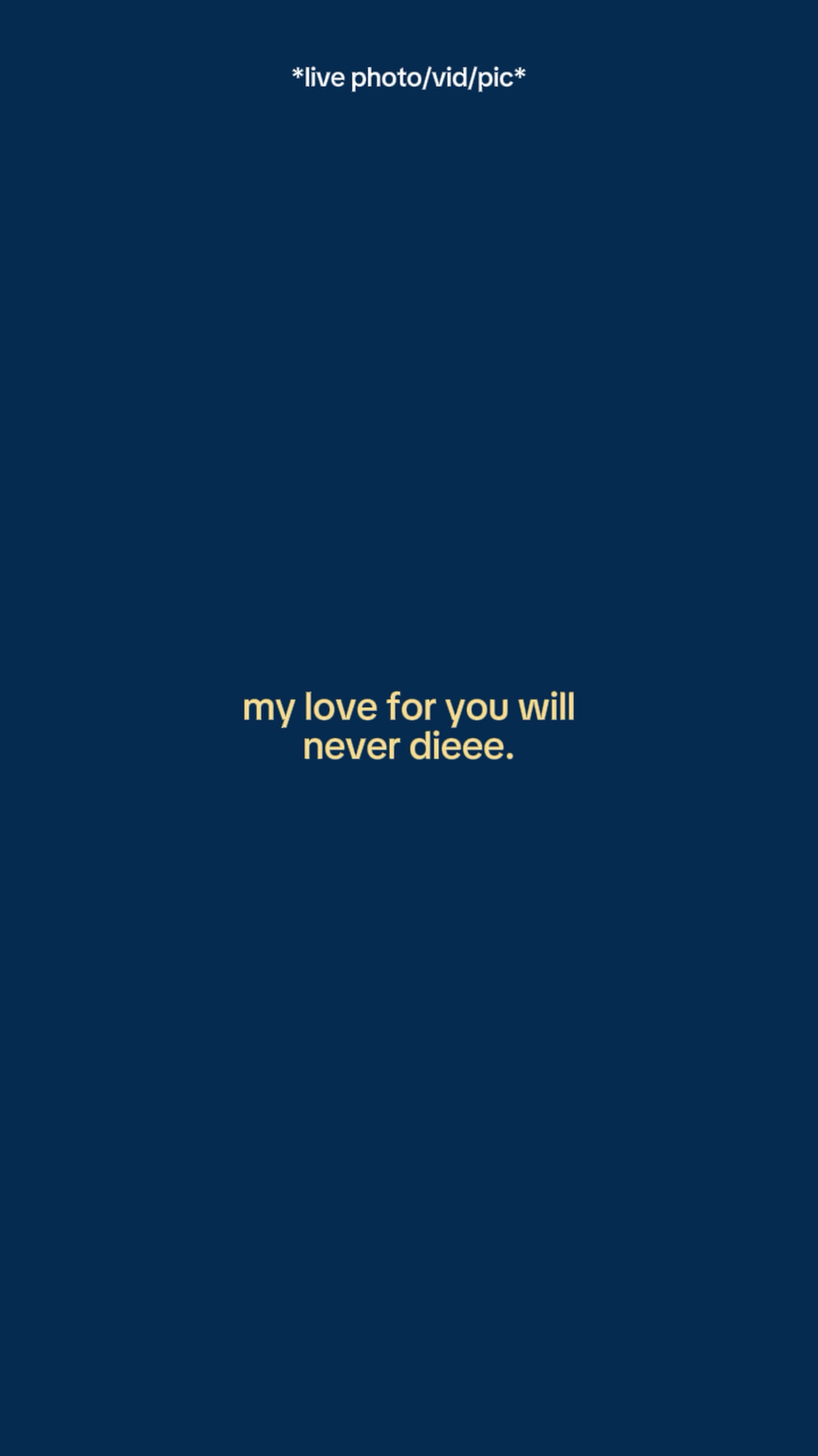 Myloveforyouwillneve