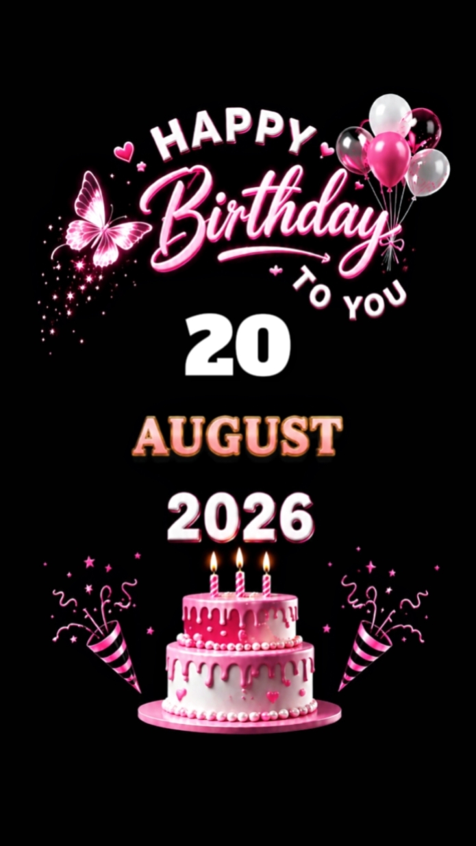 Birthday 20 August 