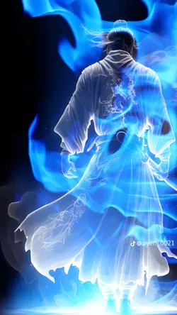 Blue Firee Effect