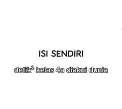 detik² kelas 4a