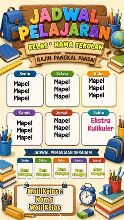 Mapel & seragam