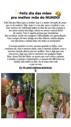 Dia das mães 