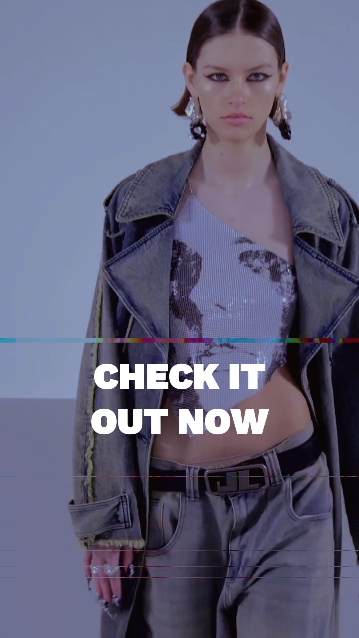 Recorte de exhibición de productos de moda para mujer estilo TikTok