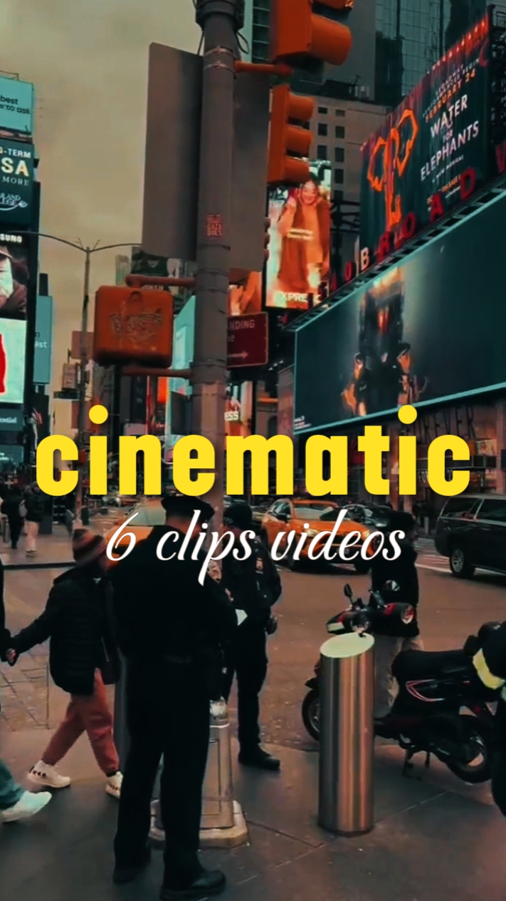 6 clipes cinematográficos 