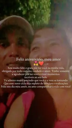 aniversário esposo