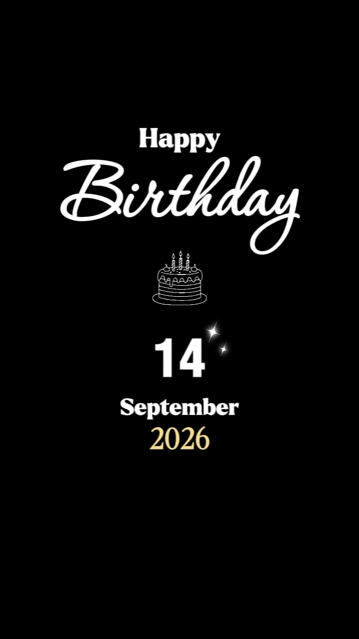 b'day, 14 September