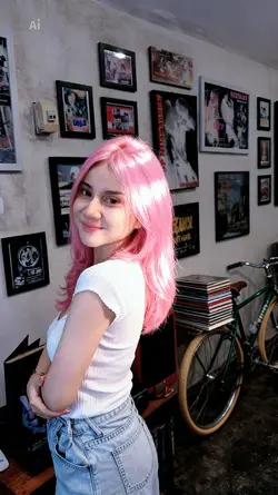 ai rambut pink
