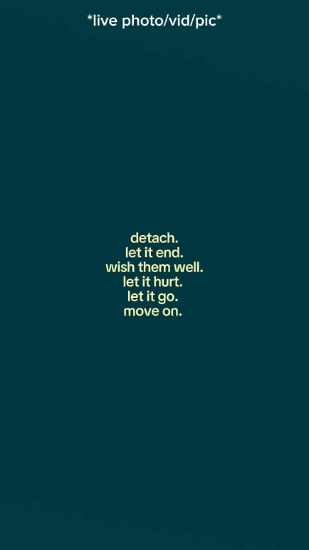 move on